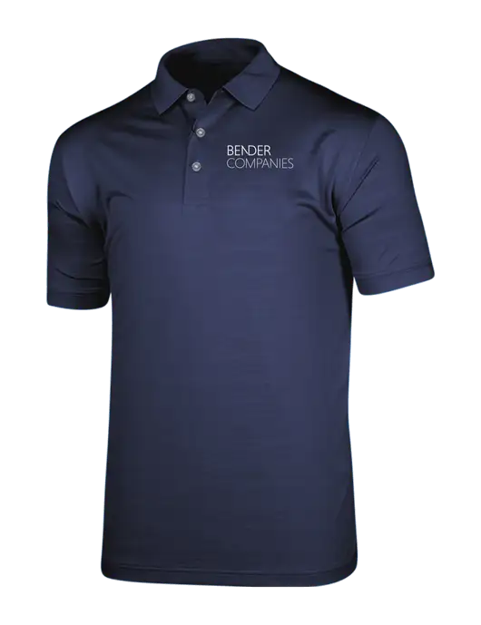 Callaway Vibrant Navy Ventilated Polo w/Bender Companies Logo
