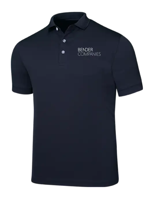 Callaway Ottoman Navy Polo w/Bender Companies Logo