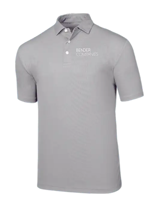 Callaway Birdseye Light Grey Polo w/Bender Companies Logo