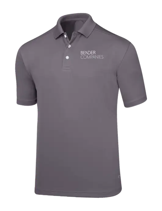 Callaway Core Medium Grey Performance Polo w/Bender Companies Logo