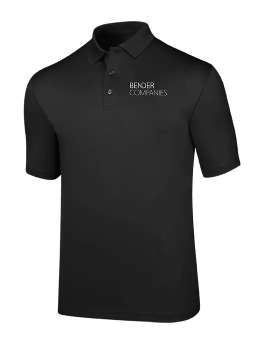 Callaway Opti-Dri Black Chev Polo w/Bender Companies Logo