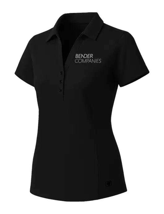 OGIO Womens Blacktop ONYX Polo w/Bender Companies Logo