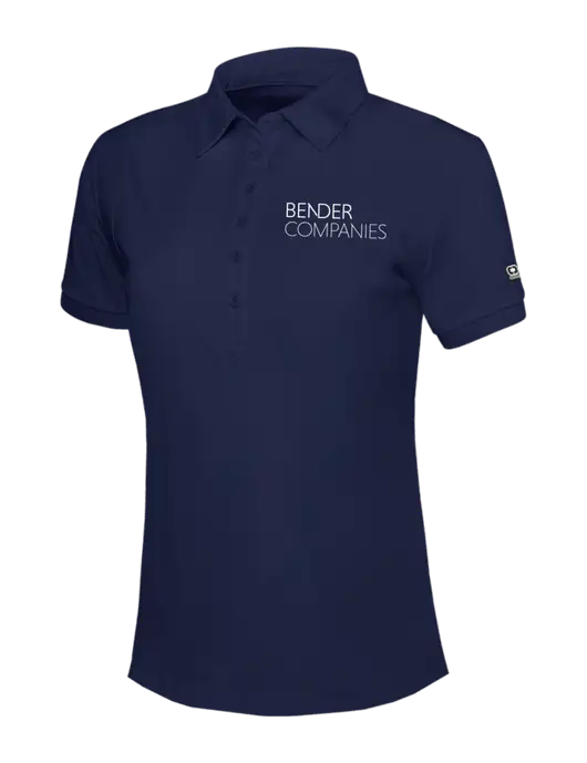 OGIO Womens Navy Jewel Polo w/Bender Companies Logo