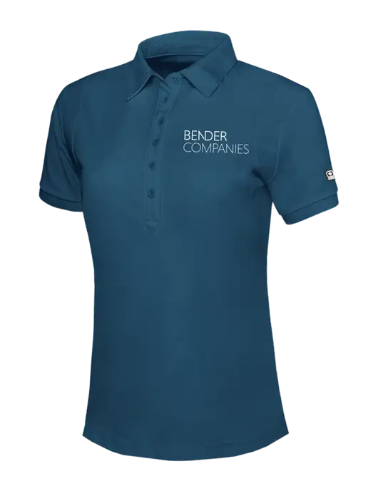 OGIO Womens Light Navy Jewel Polo w/Bender Companies Logo