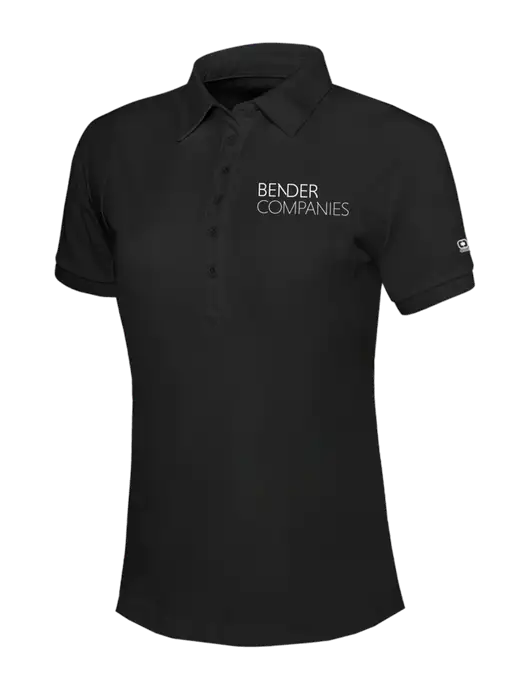 OGIO Womens Blacktop Jewel Polo w/Bender Companies Logo