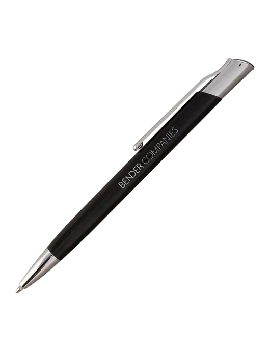 San Malo Black Pen - Black Ink w/Bender Companies Logo