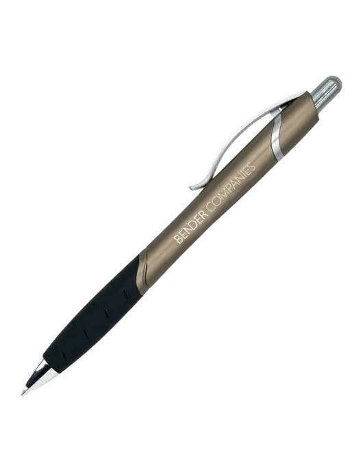 Summerhill Grey Pen - Black Ink w/Bender Companies Logo