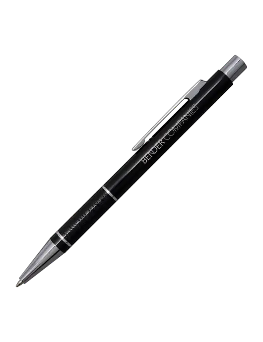St George Black Pen - Blue Ink w/Bender Companies Logo