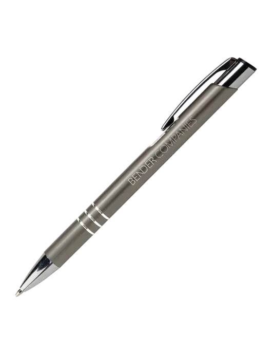 Laurent Gunmetal Pen - Black Ink w/Bender Companies Logo