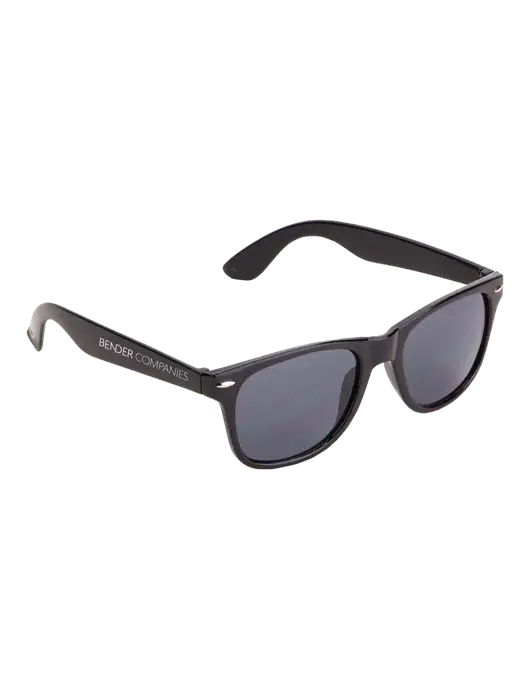 Daytona Black Sunglasses w/Bender Companies Logo