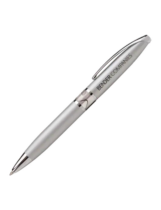 Illusion Silver Pen - Black Ink w/Bender Companies Logo