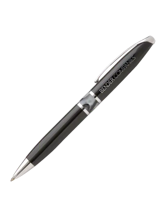 Illusion Black Pen - Black Ink w/Bender Companies Logo