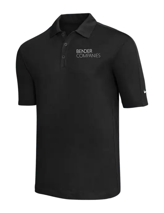 Nike Black Tech Sport Dri-FIT Polo w/Bender Companies Logo