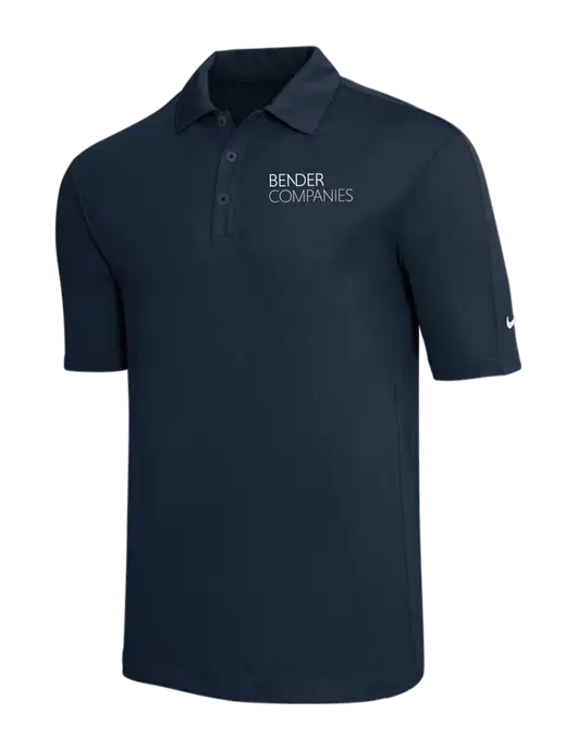 Nike Navy Tech Sport Dri-FIT Polo w/Bender Companies Logo