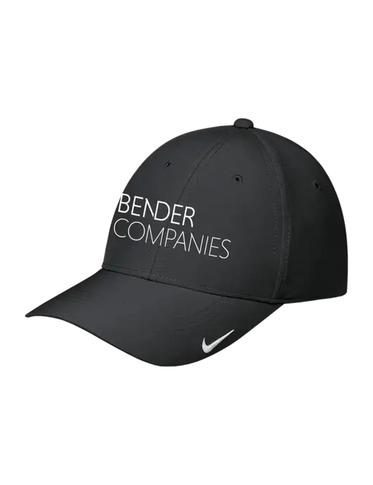 Nike Black Dri-FIT Legacy Cap w/Bender Companies Logo