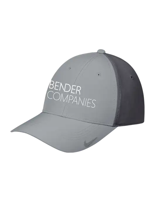 Nike Light Grey/Dark Grey Dri-FIT Legacy Cap w/Bender Companies Logo