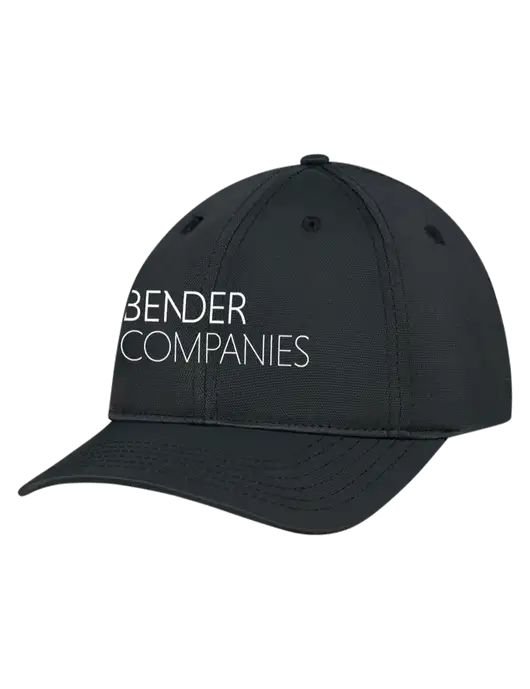 Black Nylon Twill Performance Cap w/Bender Companies Logo