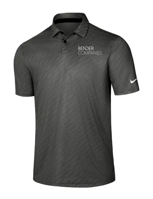 Nike Dark Grey Vapor Dash Polo w/Bender Companies Logo