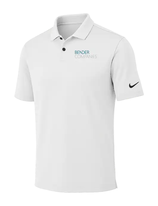 Nike White Dri-FIT Vapor Polo w/Bender Companies Logo