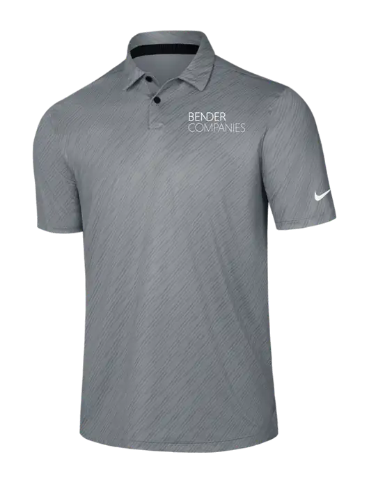 Nike Medium Grey Vapor Dash Polo w/Bender Companies Logo