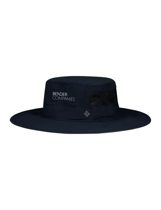 Columbia Navy Bora Bora Booney  Hat w/Bender Companies Logo
