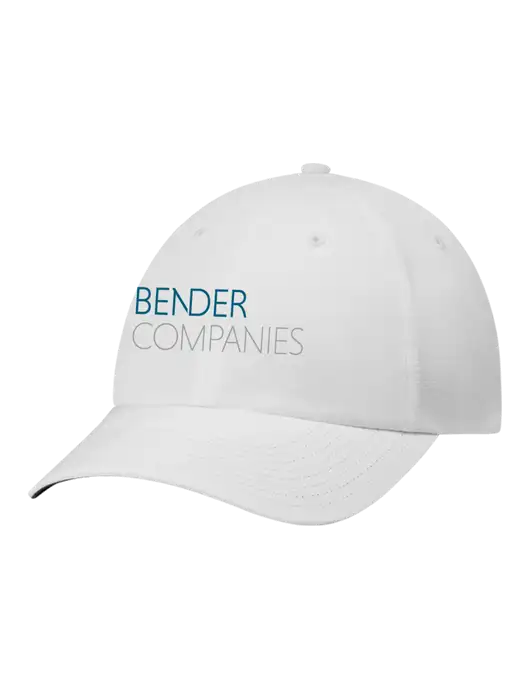 Richardson Relaxed Performance Lite White Cap w/Bender Companies Logo