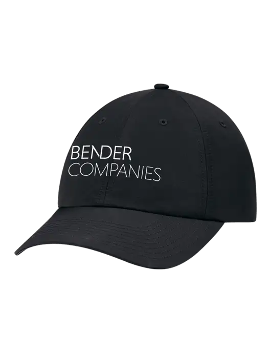 Richardson Relaxed Performance Lite Black Cap w/Bender Companies Logo