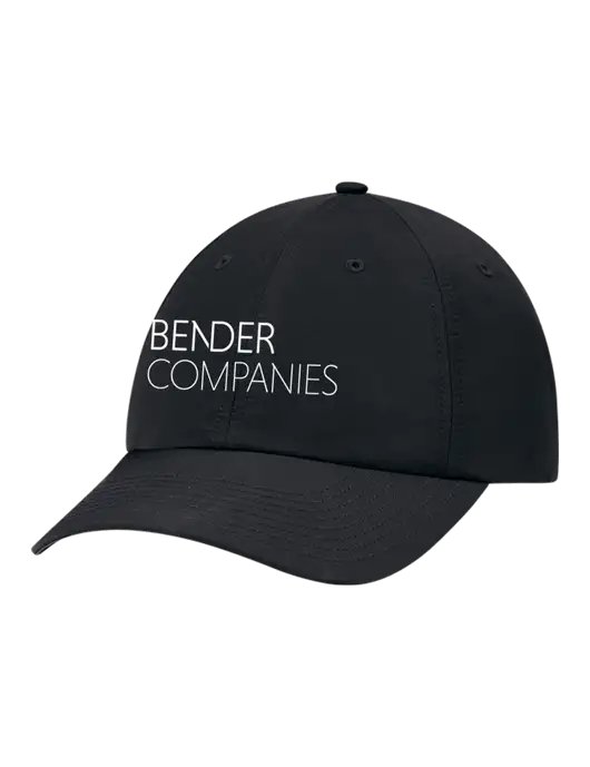 Richardson Relaxed Performance Lite Black Cap w/Bender Companies Logo