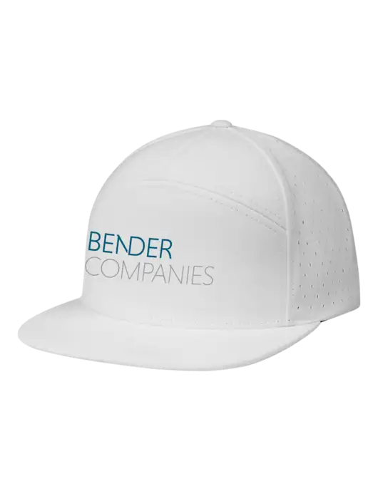 Richardson White Cannon Cap w/Bender Companies Logo