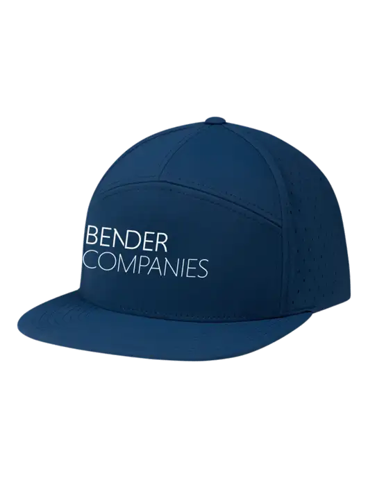 Richardson Light Navy Cannon Cap w/Bender Companies Logo