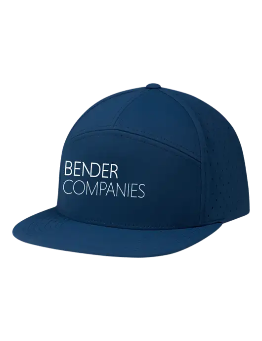 Richardson Light Navy Cannon Cap w/Bender Companies Logo