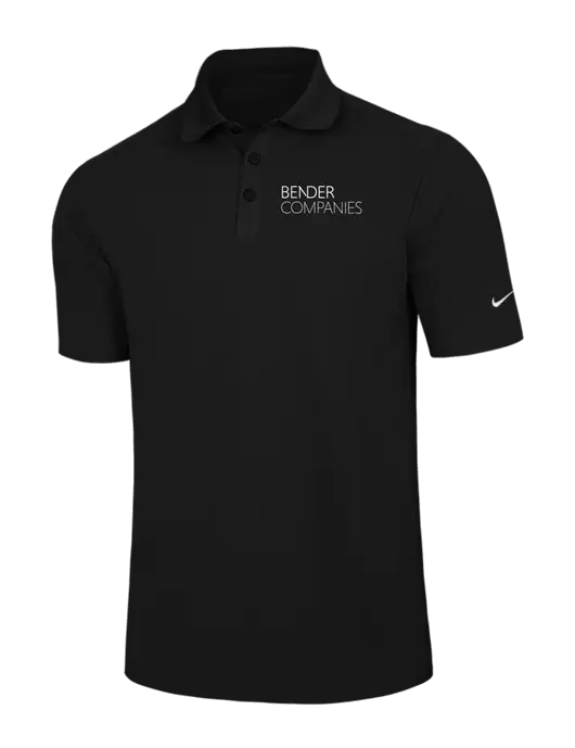 Nike Black Dri-FIT Classic Polo w/Bender Companies Logo