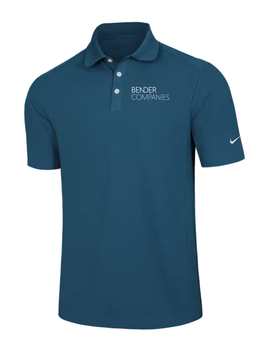 Nike Light Navy Dri-FIT Classic Polo w/Bender Companies Logo