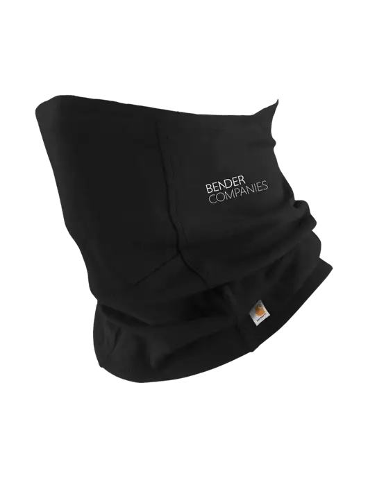 Carhartt Black Cotton Blend Filter Pocket Gaiter w/Bender Companies Logo