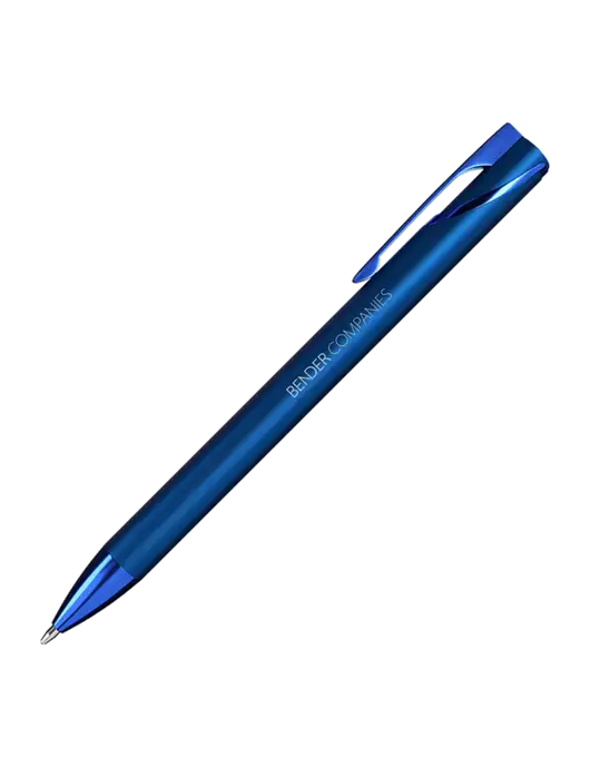 Navy HyperNova Ballpoint Pen - Black Ink w/Bender Companies Logo