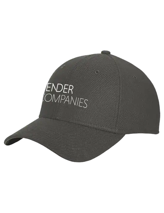 New Era Diamond Era Very Dark Grey Stretch Cap w/Bender Companies Logo