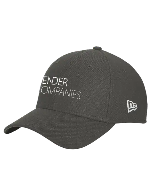 New Era Diamond Era Very Dark Grey Stretch Cap w/Bender Companies Logo