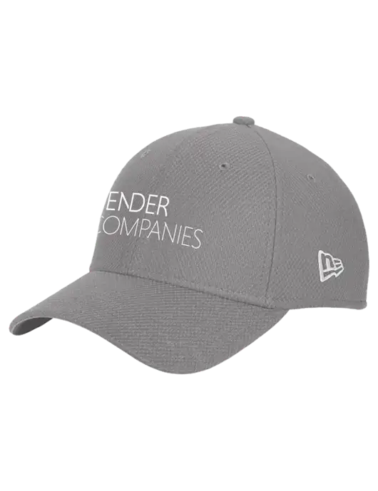 New Era Diamond Era Medium Grey Stretch Cap w/Bender Companies Logo