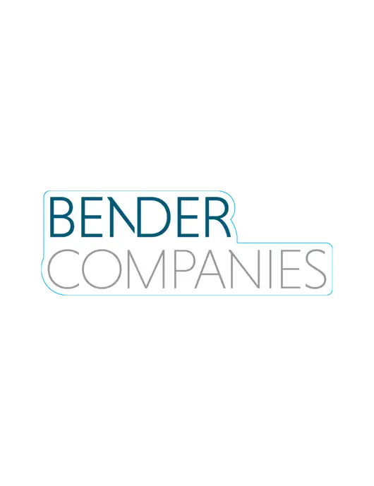 Extra Large Decal (approx 37-64 sq in) w/Bender Companies Logo