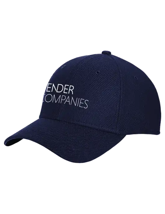 New Era Diamond Era Dark Navy Stretch Cap w/Bender Companies Logo